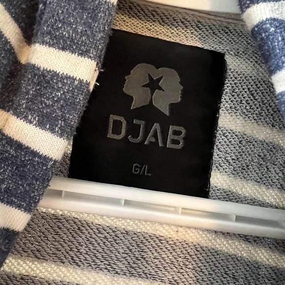 Long sleeve Stripped Sweater with Hoodie - Picture 2 of 2